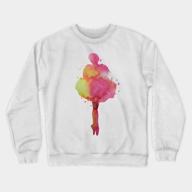 Ballerina Crewneck Sweatshirt by TheJollyMarten